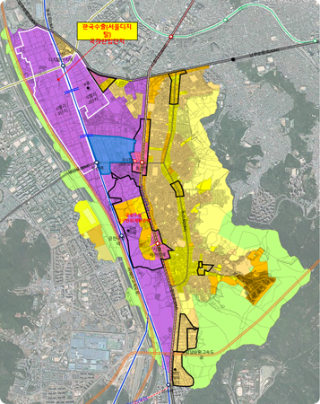 금천구관내도 -  국가산업단지 지구단위계획 이미지