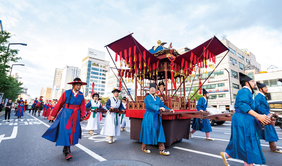 정조 능행차 행렬 (4)