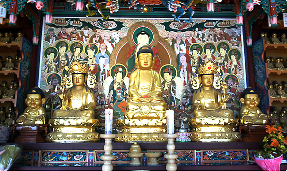 虎压寺石佛坐像照片