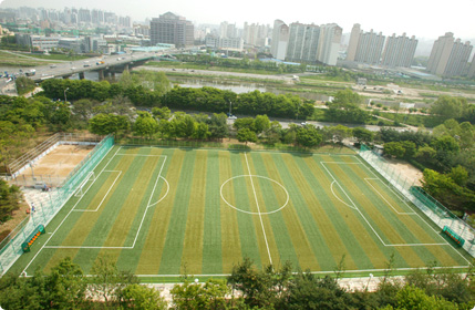 독산근린공원 축구장 사진